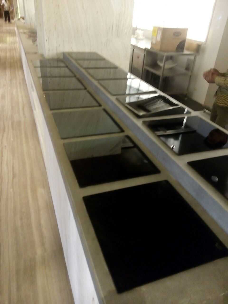 Multi-Pan Induction Buffet Counter